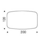 200x120x73h Barrel Shape