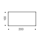 Cattelan Italia Boulevard Keramik 200 x 100 x 75h cm rectangle dining table dimensions