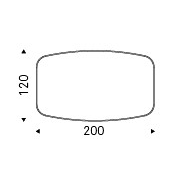 200×120×75h Barrel Shaped