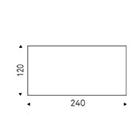 Papel Keramik 240×120×74h Rectangular