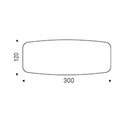 Papel Keramik 300×120×74h Barrel