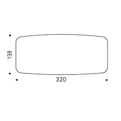 Papel Keramik 320×138×74h Barrel